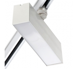 Foco Carril LED Lineal Trifásico 12W Blanco CCT Ajustable