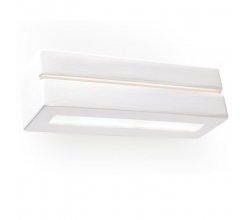 Aplique \"VEGA LINE\" Blanco IP20 Apto Pintura Paredes 1xE27 Sin Bombilla [SOL-SL.0231]