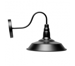 Aplique \"Maci\" 1xE27 Negro (Sin Bombilla) [PLMP-219019] 2