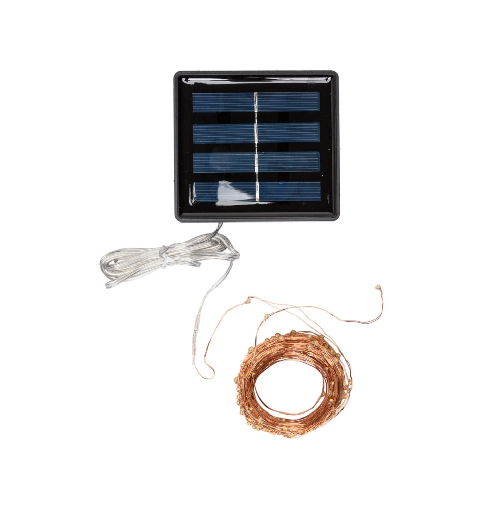 Guirnalda LED Solar Cobre 200 LEDs  [PLMP-626042-WW]