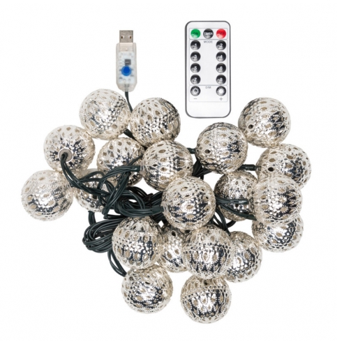 Guirnalda LED USB 20 LEDs [PLMP-626053-USB-WW]