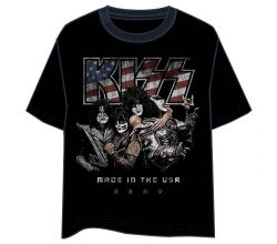 Camiseta USA Kiss adulto