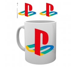 Taza logo Playstation colour
