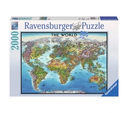 Puzzle Mapa Del Mundo 2000pz