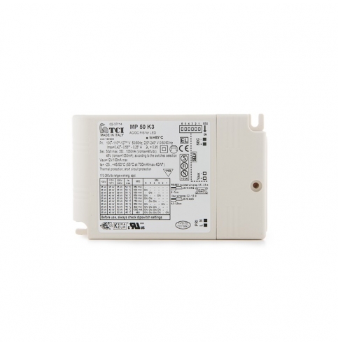 Driver LED No Dimable Tci 50W 700-1050Ma