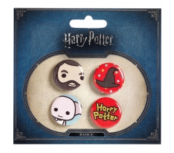 Set 4 pin Harry Potter surtido