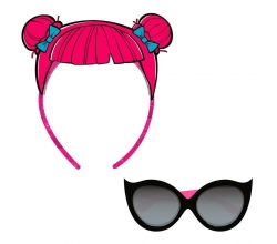 Set gafas sol + diadema LOL...