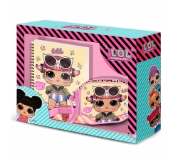 Set bolso 3D + cuaderno LOL...