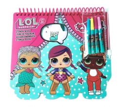 Cuaderno colorear LOL Surprise