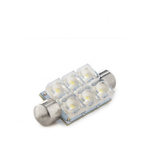 Bombilla de LEDs Festoon 6 X Ojo Pez 42Mm