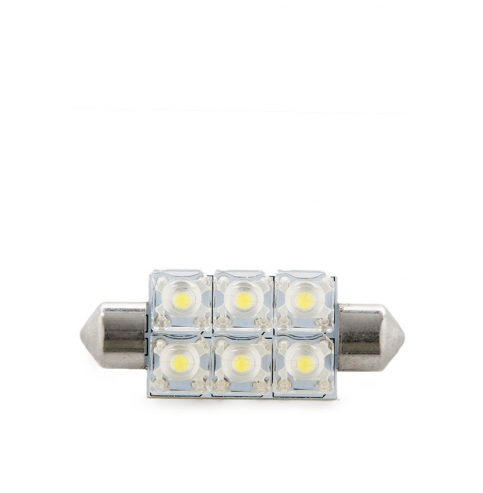 Bombilla de LEDs Festoon 6 X Ojo Pez 42Mm