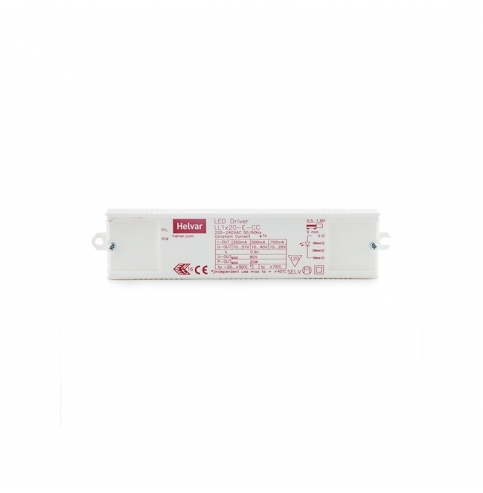 Driver LED No Dimable Helvar 20W 350/500/700Ma