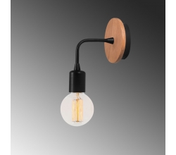 Aplique \"Dartini - MR - 735\" Negro 1xE27 Sin Bombilla [OPV-527ABY3151] 2