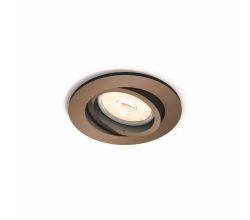 Aro Empotrable Philips Donegal Circular Cobre GU10