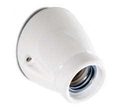Aplique E27 Porcelana Blanca Ø 75Mm H 65Mm Mila [AM-AC510]