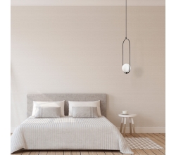 Lámpara Colgante \"Mudoni - MR - 837\" Negro/Blanco 1xE27 Sin Bombilla [OPV-536NTD1130] 2