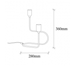Lámpara Mesa "Yılan - NT -... 2