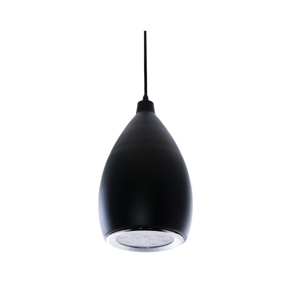 Lámpara LED Colgante Pera Negro 12W 1100Lm 30.000H Brynlee [HO-SUSP12W-A-B-WW]