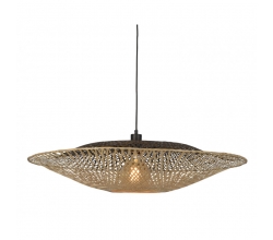 Lámpara Colgante Kalimantan Bambú   Ø87x20cmL [G-M-KALIMANTAN/H20/BN]