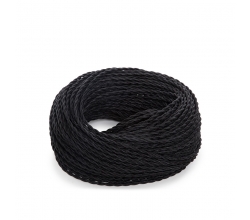Cable Trenzado 2X0,75 Negro  X 1M [SKD-CT275-BLACK]