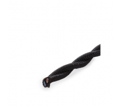 Cable Trenzado 2X0,75 Negro  X 1M [SKD-CT275-BLACK] 2