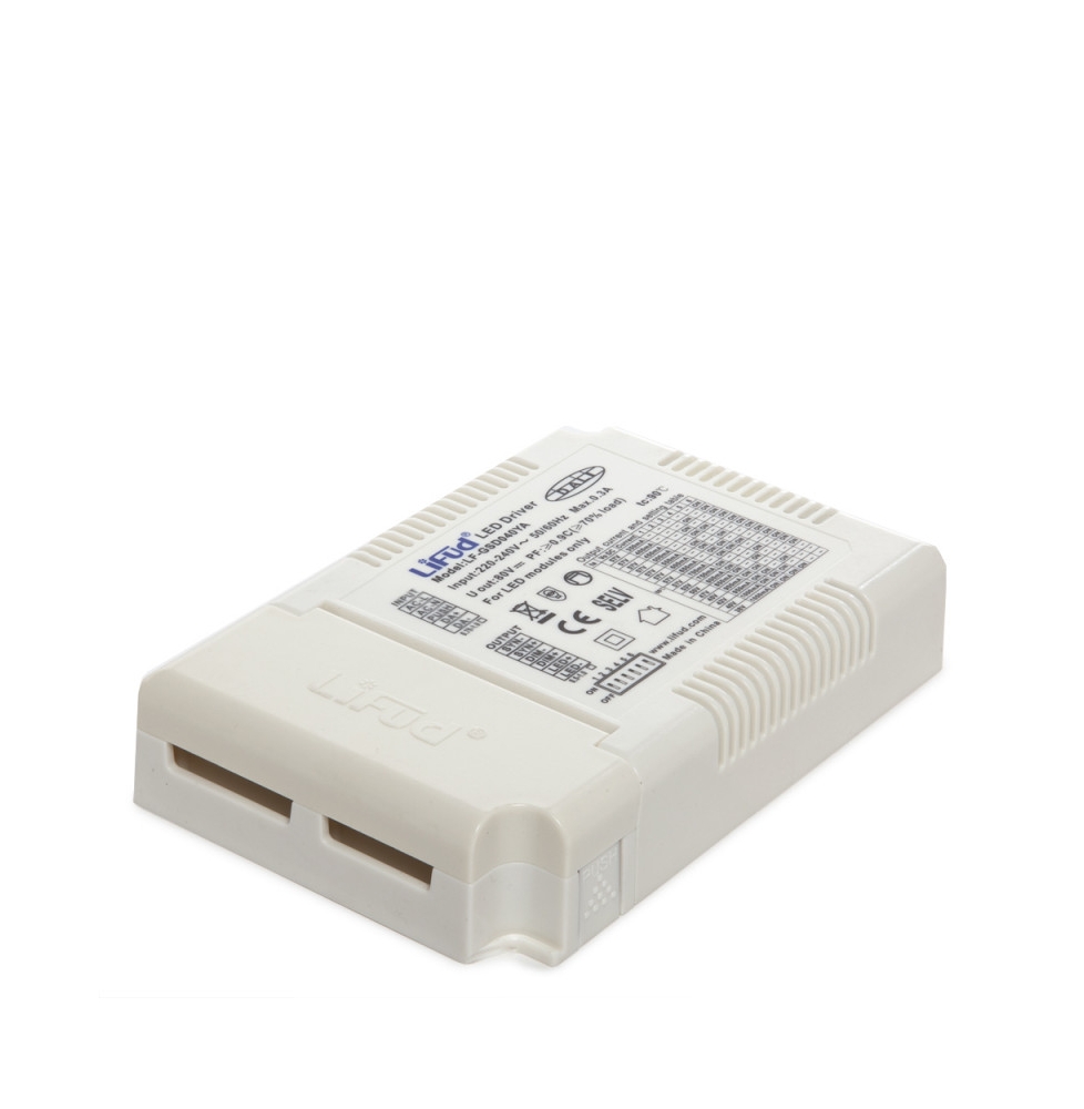 Driver LIFUD 40W AC220-240V 5 en 1 DIM (Dali/Push/0-10V/PWM/RX) Flicker Free + DIP