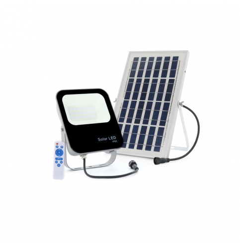 Proyector LED Solar 30W IP65  Control Remoto