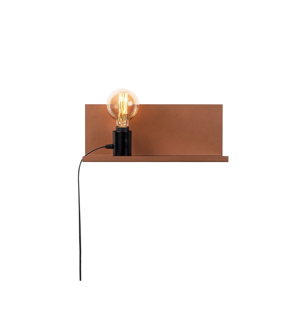 Aplique de Pared \"Tokyo - 501-R COPPER\" Cobre 1xE27 Sin Bombilla [OPV-521SHN2192]