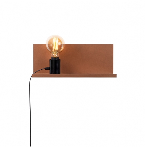 Aplique de Pared \"Tokyo - 501-R COPPER\" Cobre 1xE27 Sin Bombilla [OPV-521SHN2192]