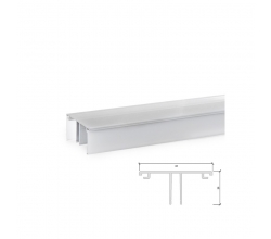 Perfíl Aluminio para Tira LED A4420 Iluminación Arriba/Abajo  x 2M
