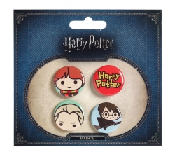 Set 4 pin Harry Potter surtido