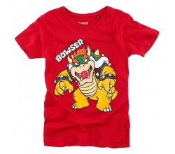 Camiseta Kids Bowser Super...