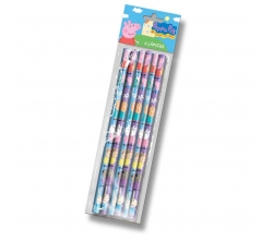 Blister 6 lapiceros Peppa Pig