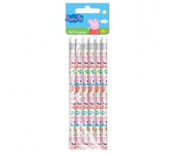 Set 6 lapices Peppa Pig