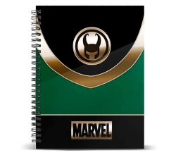 Cuaderno A5 Loki Marvel