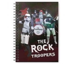 Cuaderno A5 Rock Troopers...