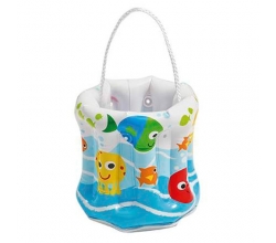 Cubo de playa hinchable
