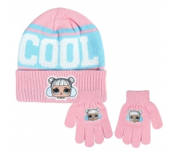 Conjunto gorro guantes LOL...
