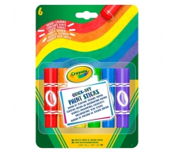 Set 6 temperas solidas Crayola