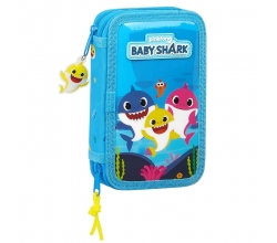 Plumier Baby Shark doble 28pzs