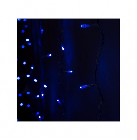 Cortina 300 LEDs F5 3 X 3 M IP25 Controlador Azul