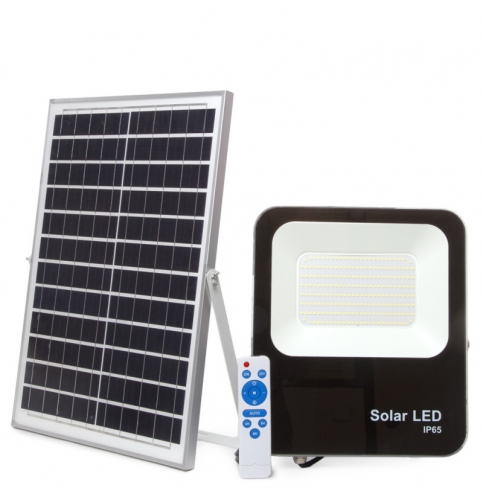 Proyector LED Solar 60W IP65  Control Remoto