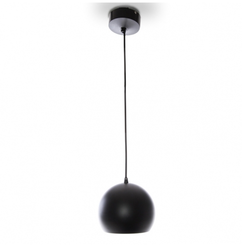 Lámpara LED Colgante Bola Negro 12W 1100Lm 30.000H Lila [HO-SUSP12W-B-B-WW]