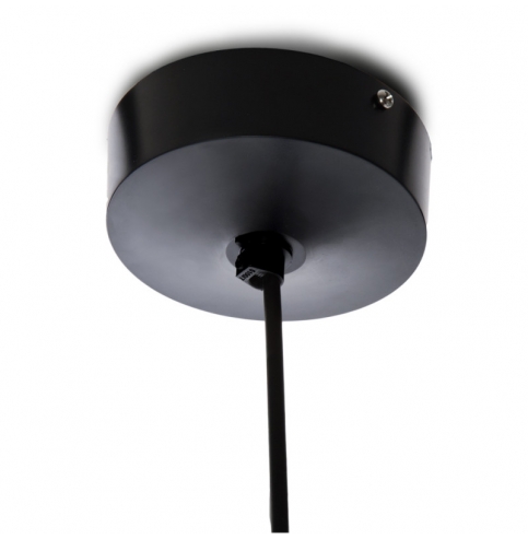 Lámpara LED Colgante Bola Negro 12W 1100Lm 30.000H Lila [HO-SUSP12W-B-B-WW]