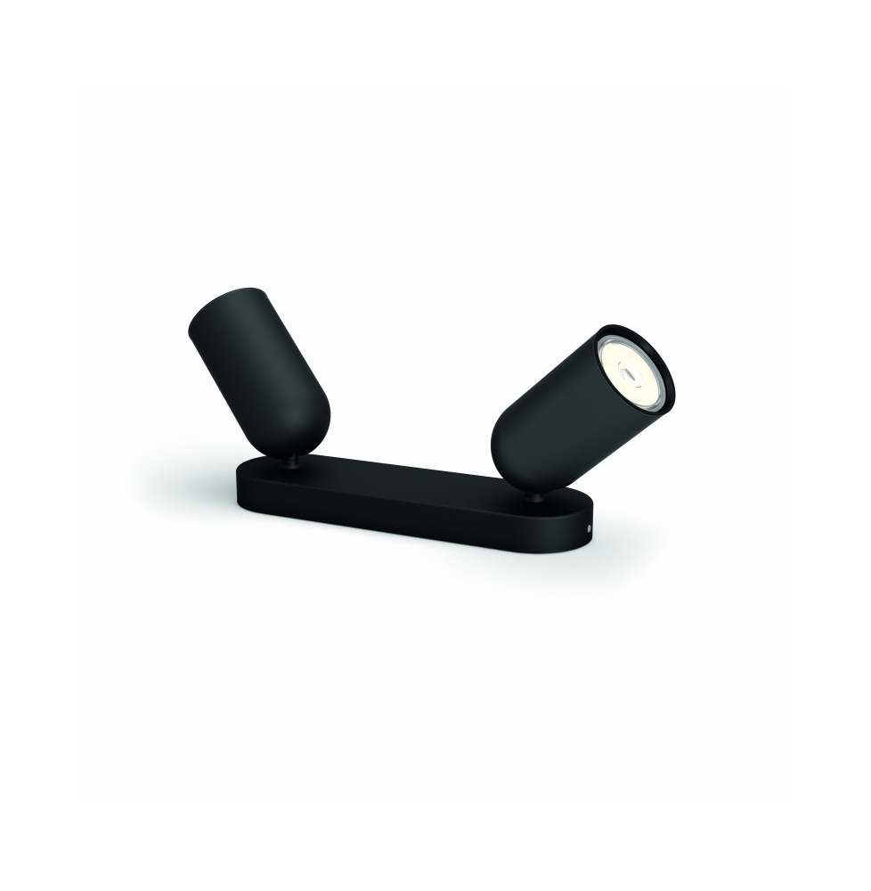 Aplique de Pared  Philips Pongee Negro 2xGU10 [PH-8718696164815]