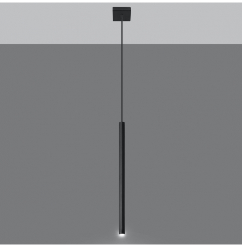 Lámpara Colgante \"PASTELO\" Negro IP20 Cable Ajustable 1xG9 Sin Bombilla [SOL-SL.0469]
