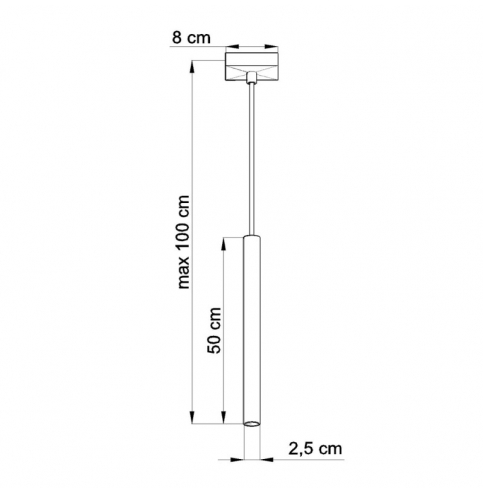 Lámpara Colgante \"PASTELO\" Negro IP20 Cable Ajustable 1xG9 Sin Bombilla [SOL-SL.0469]