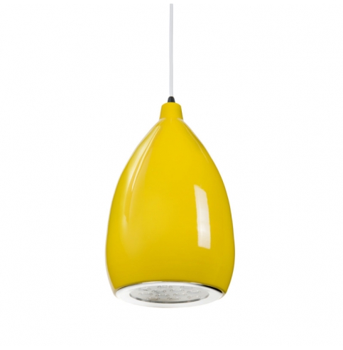 Lámpara LED Colgante Pera Amarillo 12W 1100Lm 30.000H Rebecca [HO-SUSP12W-A-Y-WW]