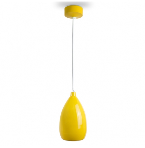 Lámpara LED Colgante Pera Amarillo 12W 1100Lm 30.000H Rebecca [HO-SUSP12W-A-Y-WW]