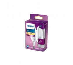 Pack 2 Bombilla LED Philips E14 B38  7W 806Lm 2700K [PH-929001325132]